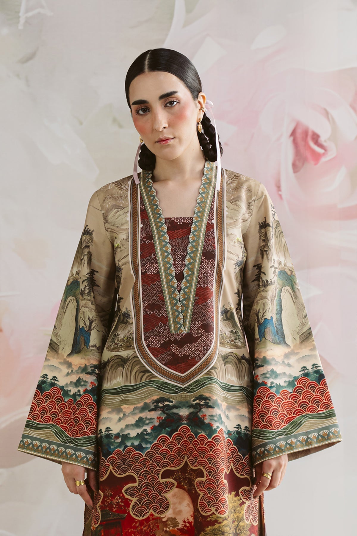 Vanya | Co Ords | CO-132 - Casual Dress - available at Maria Faisal in UK and USA.