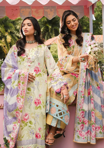 Elaf Premium | Printed Collection 24 | EEP-03B - Meadow Magic - Waniyas