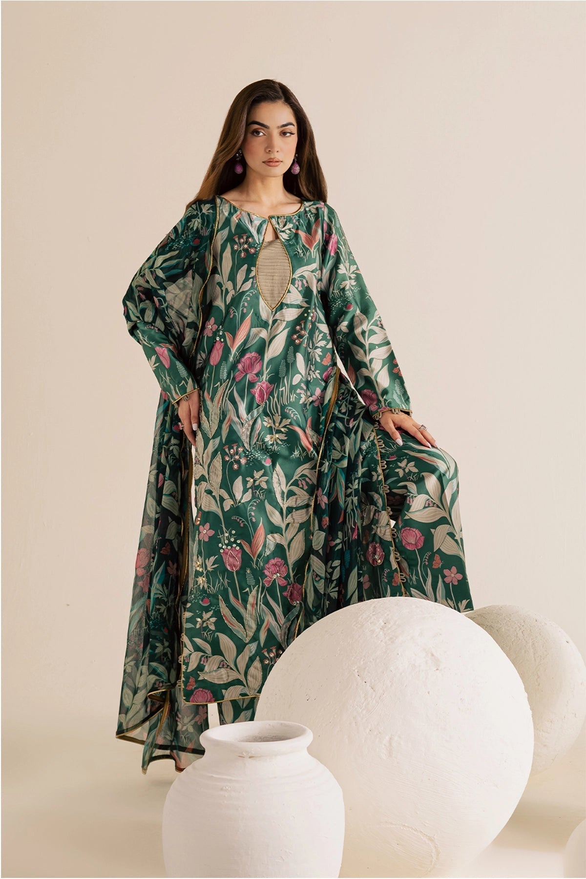 Vanya | Solana Luxe Pret | FF-85 - Luxury Dress - available at Maria Faisal in UK and USA.