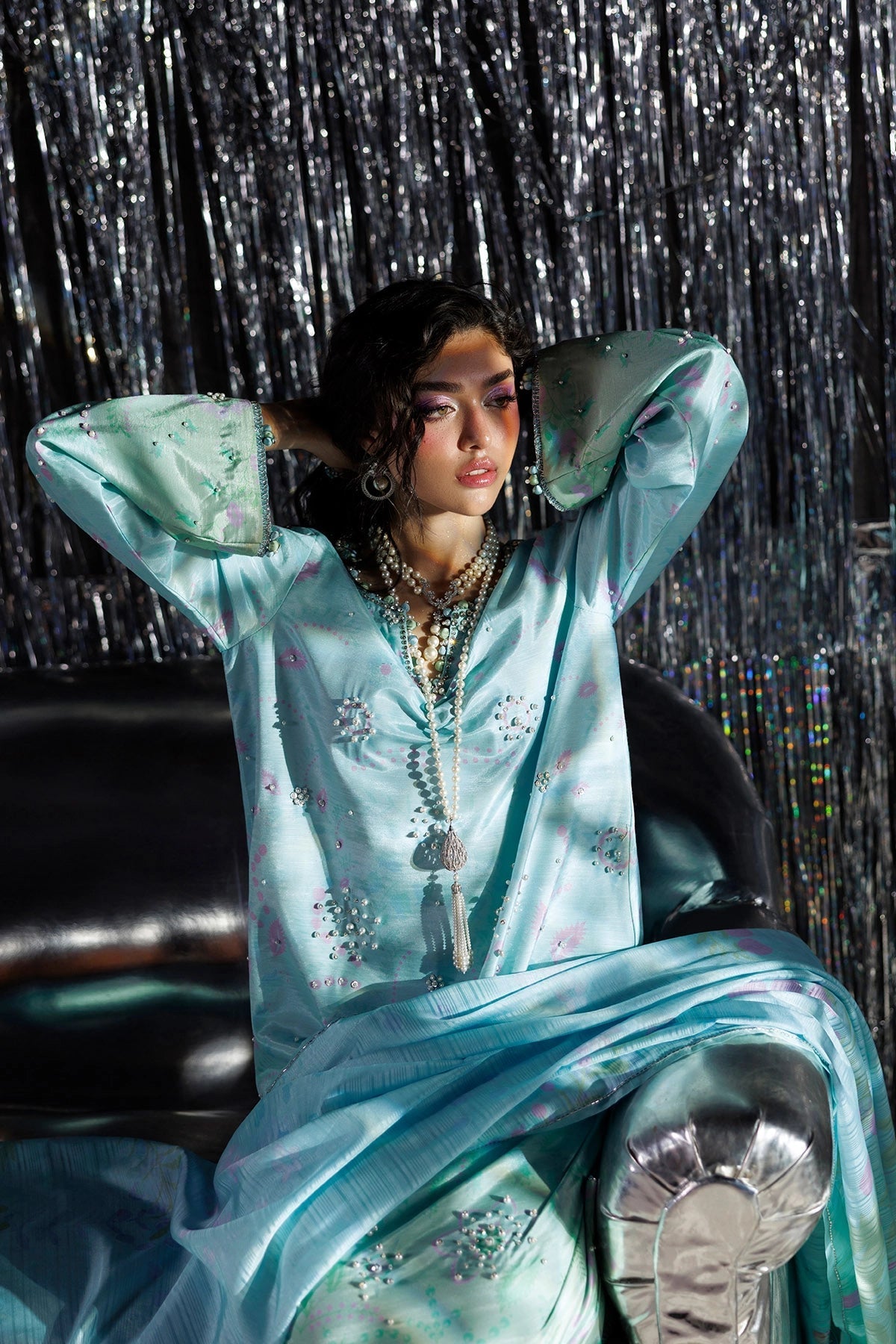 Rangrasiya | Luxe Silk 26 | Luvelle - Luxury Dress - available at Maria Faisal in UK and USA.