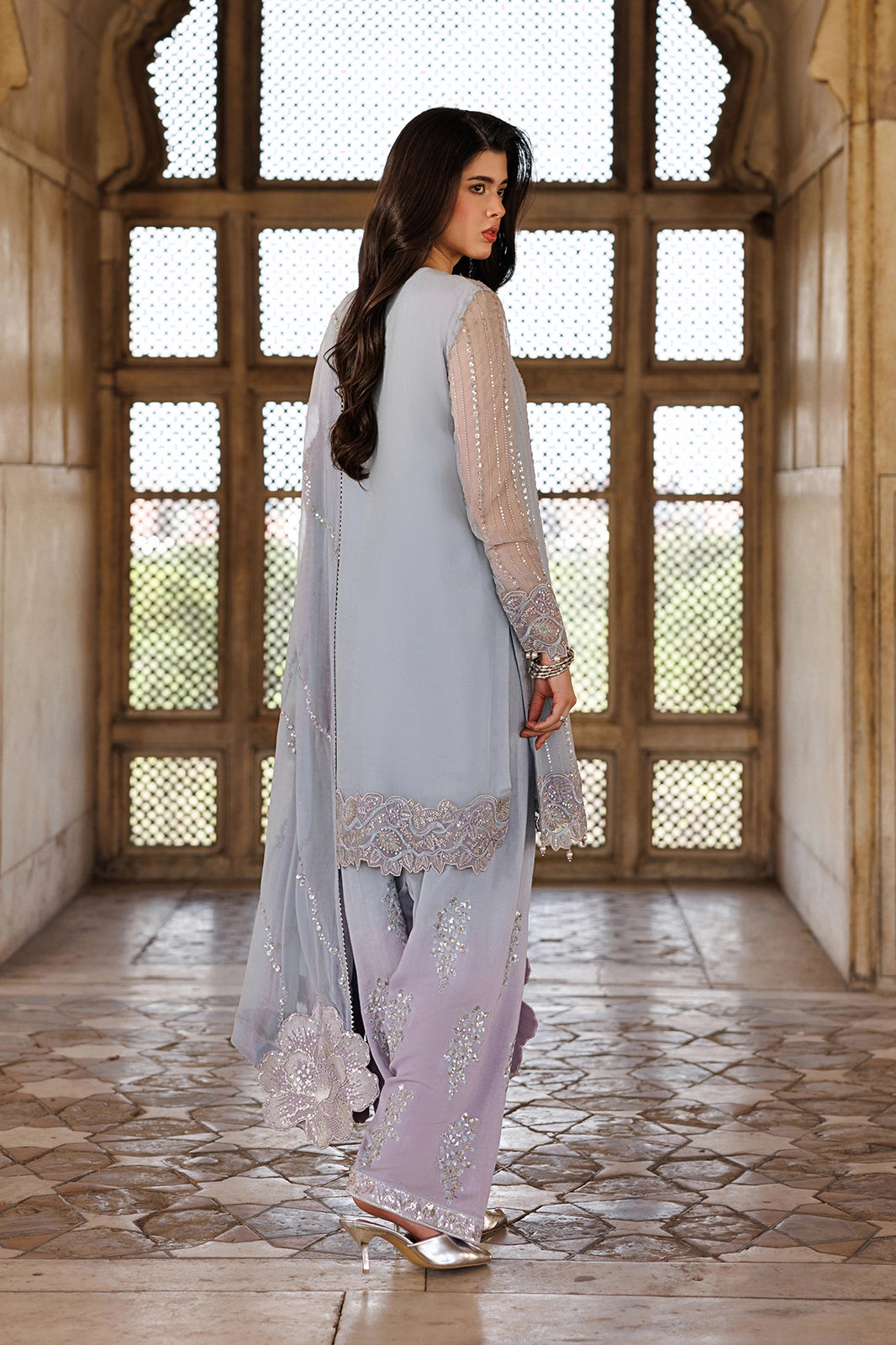 Vanya | Virsa Formals | ED-016 - Formal Dress - available at Maria Faisal in UK and USA.