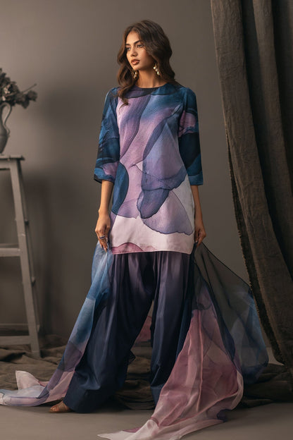 Erum Khan | Beyond Basic | URBAN BLOSSOM - Designer Dress with Intricate embroidery and embellishments. Shop elegent wedding dress at Maria Faisal.