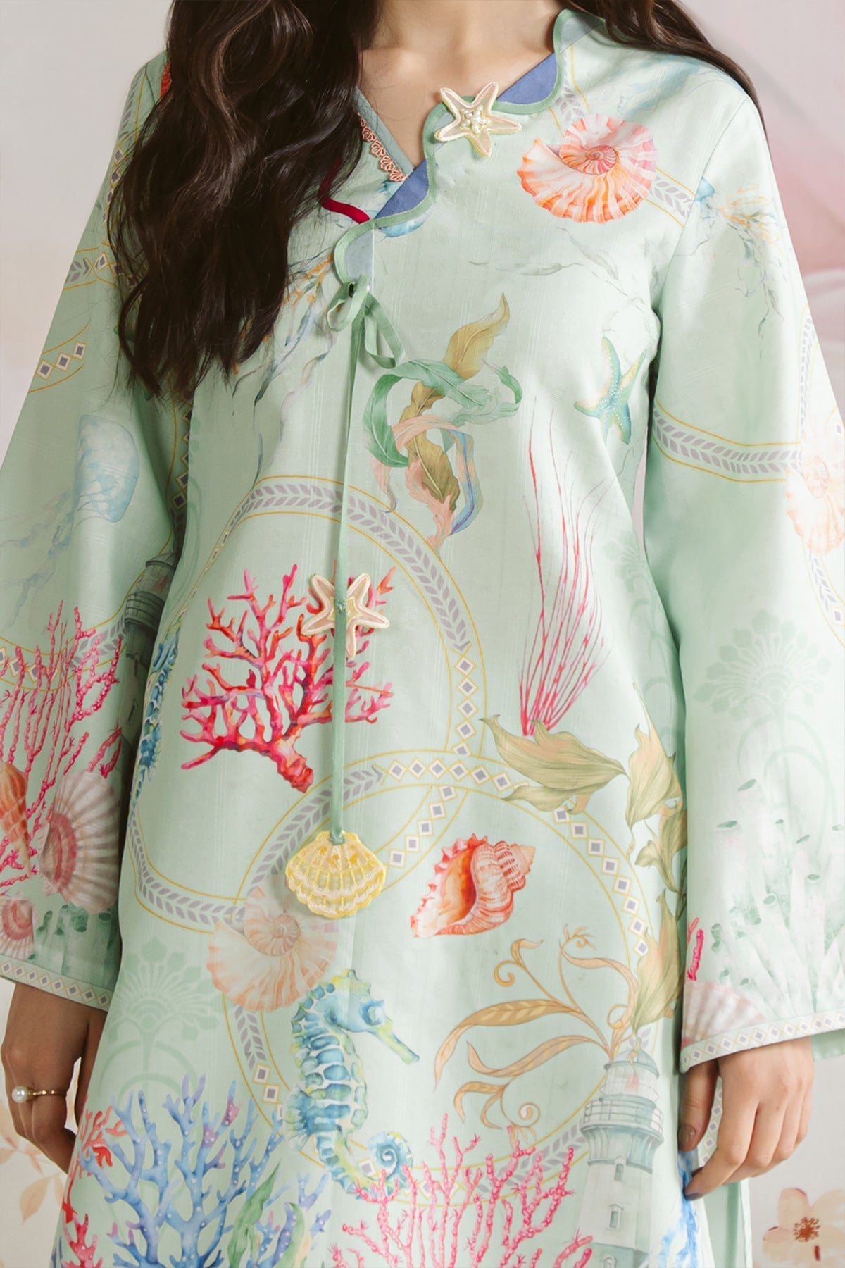 Vanya | Co Ords | CO-135 - Casual Dress - available at Maria Faisal in UK and USA.