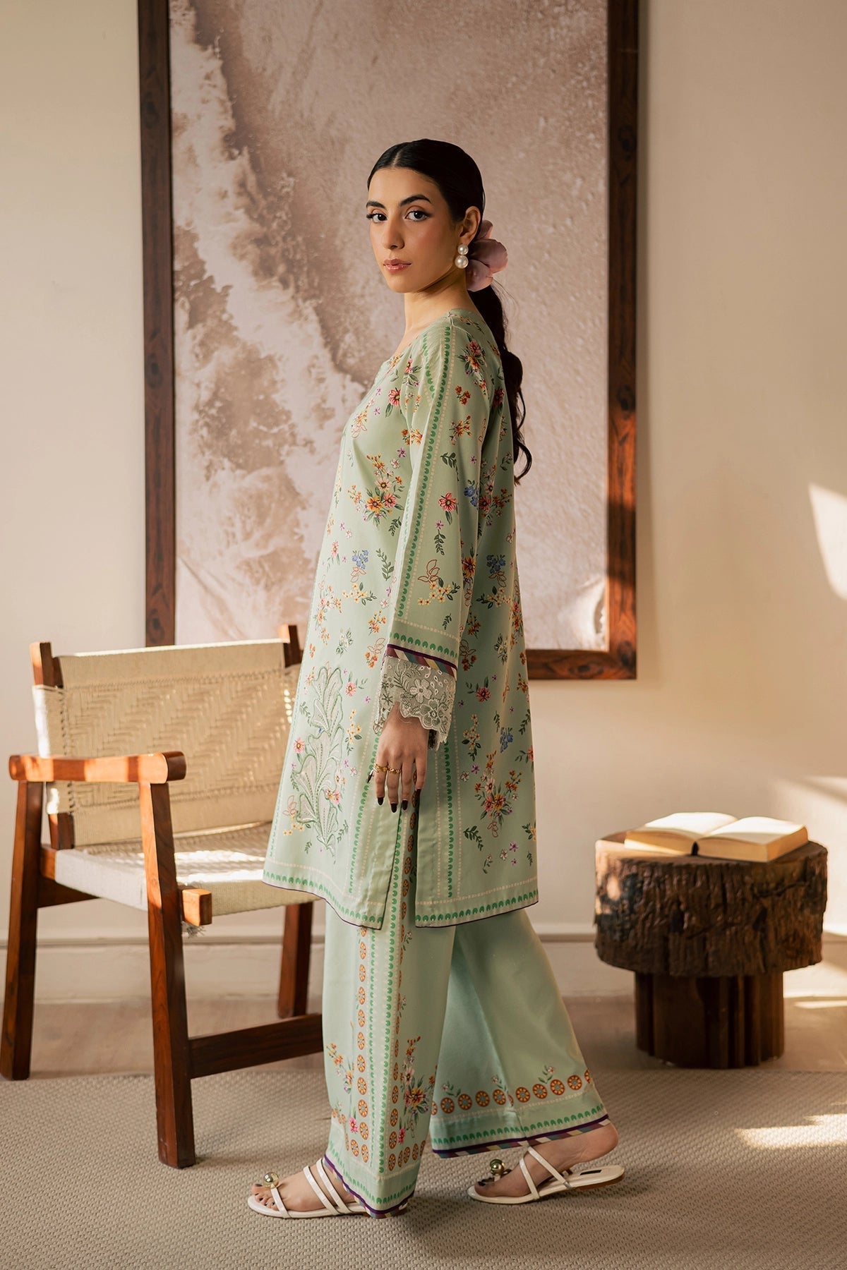 Vanya | Co Ords | CO-131 - Casual Dress - available at Maria Faisal in UK and USA.