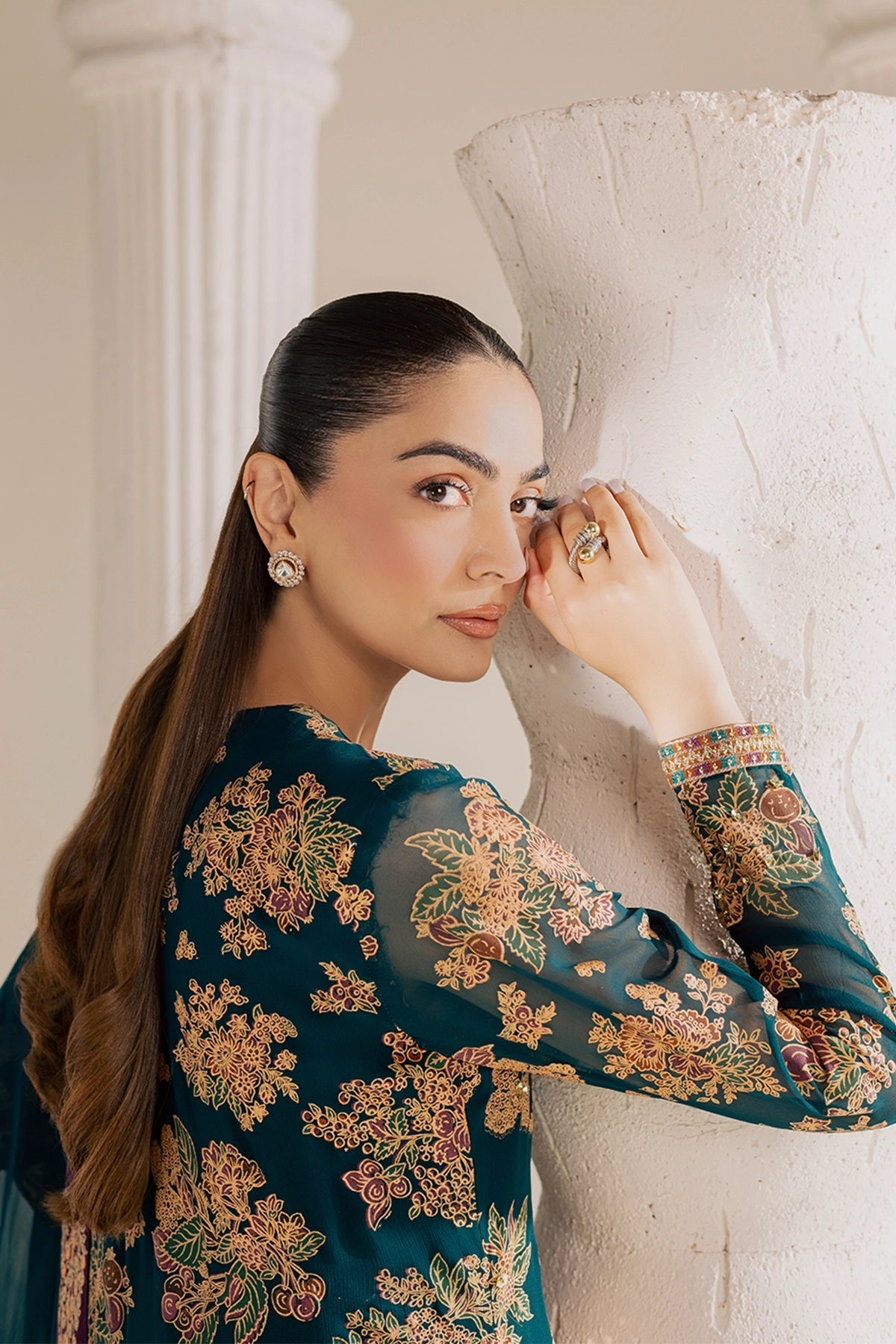 Vanya | Solana Luxe Pret | FF-84 - Luxury Dress - available at Maria Faisal in UK and USA.