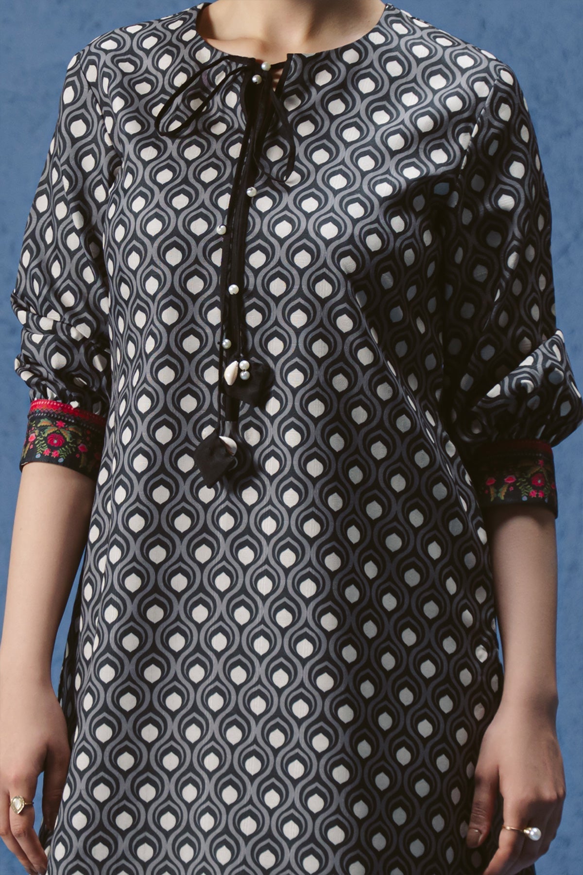 Vanya | Co Ords | CO-138 - Casual Dress - available at Maria Faisal in UK and USA.