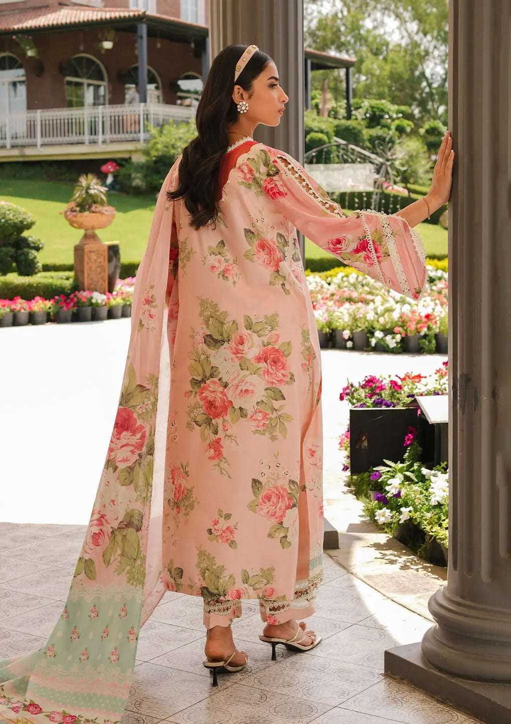 Elaf Premium | Printed Collection 24 | EEP-01B - Petal Pulse - Waniyas