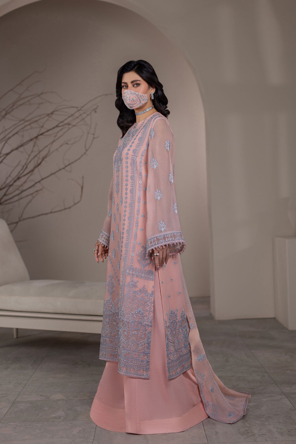 Flossie | Dilkash Kuch Khas | DI-04 B - Formal Dress - available at Maria Faisal in UK and USA.