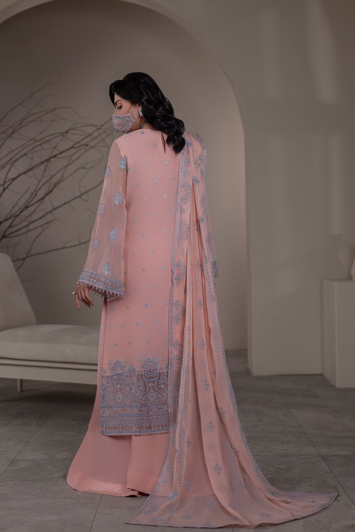 Flossie | Dilkash Kuch Khas | DI-04 B - Formal Dress - available at Maria Faisal in UK and USA.