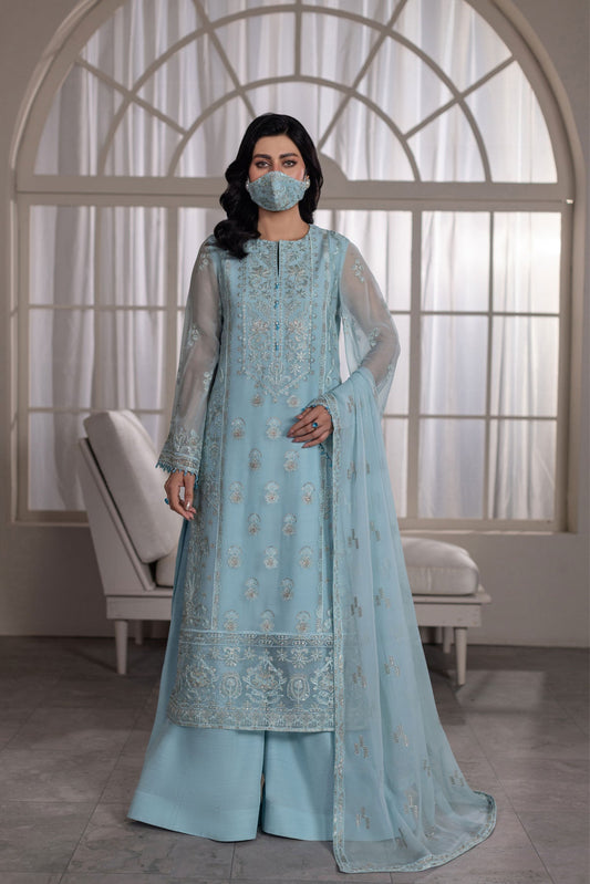 Flossie | Dilkash Kuch Khas | DI-02 B - Formal Dress - available at Maria Faisal in UK and USA.