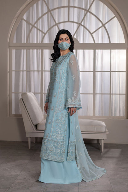 Flossie | Dilkash Kuch Khas | DI-02 B - Formal Dress - available at Maria Faisal in UK and USA.