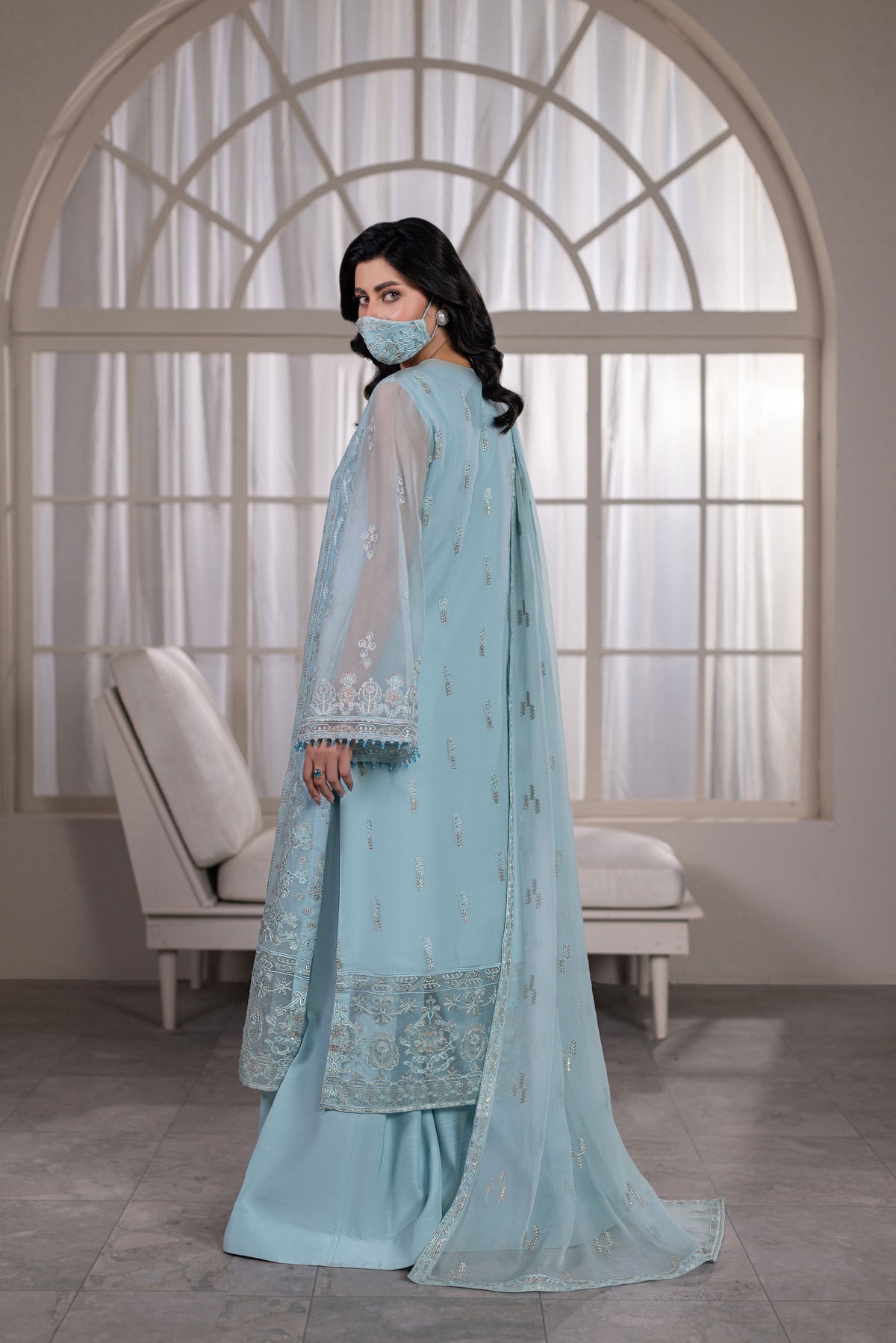 Flossie | Dilkash Kuch Khas | DI-02 B - Formal Dress - available at Maria Faisal in UK and USA.