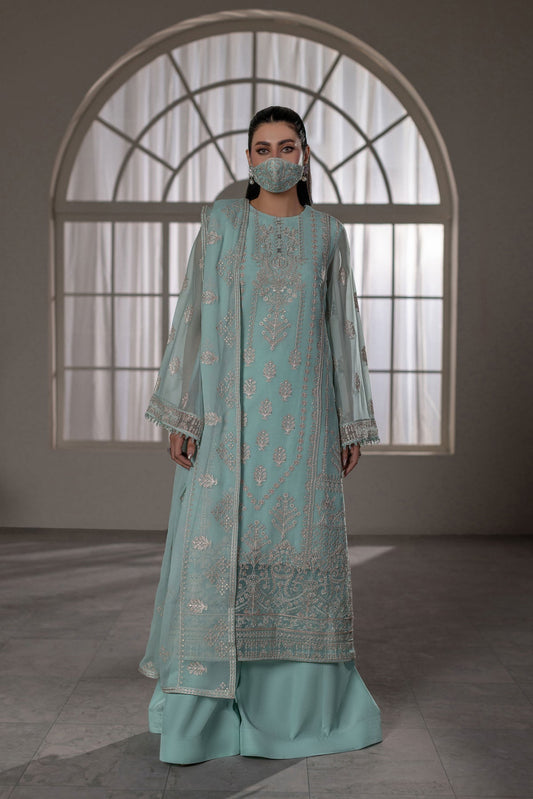 Flossie | Dilkash Kuch Khas | DI-04 A - Formal Dress - available at Maria Faisal in UK and USA.