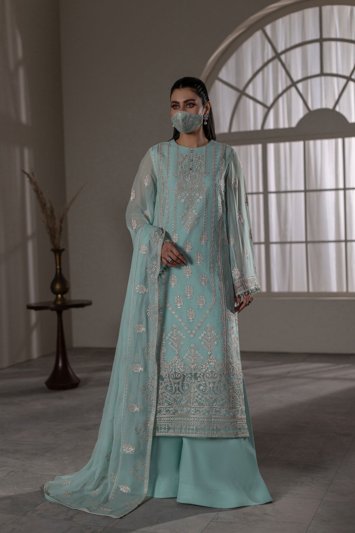 Flossie | Dilkash Kuch Khas | DI-04 A - Formal Dress - available at Maria Faisal in UK and USA.