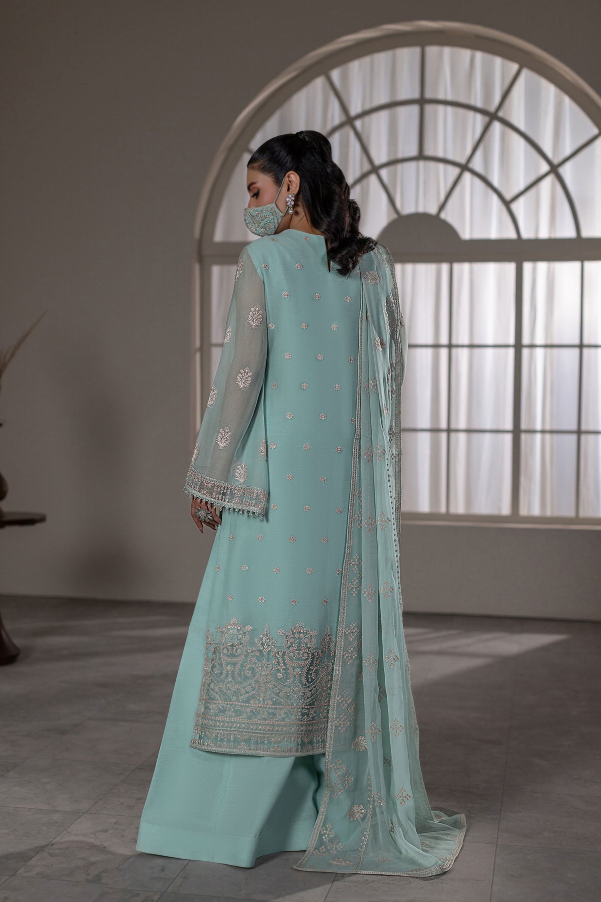 Flossie | Dilkash Kuch Khas | DI-04 A - Formal Dress - available at Maria Faisal in UK and USA.