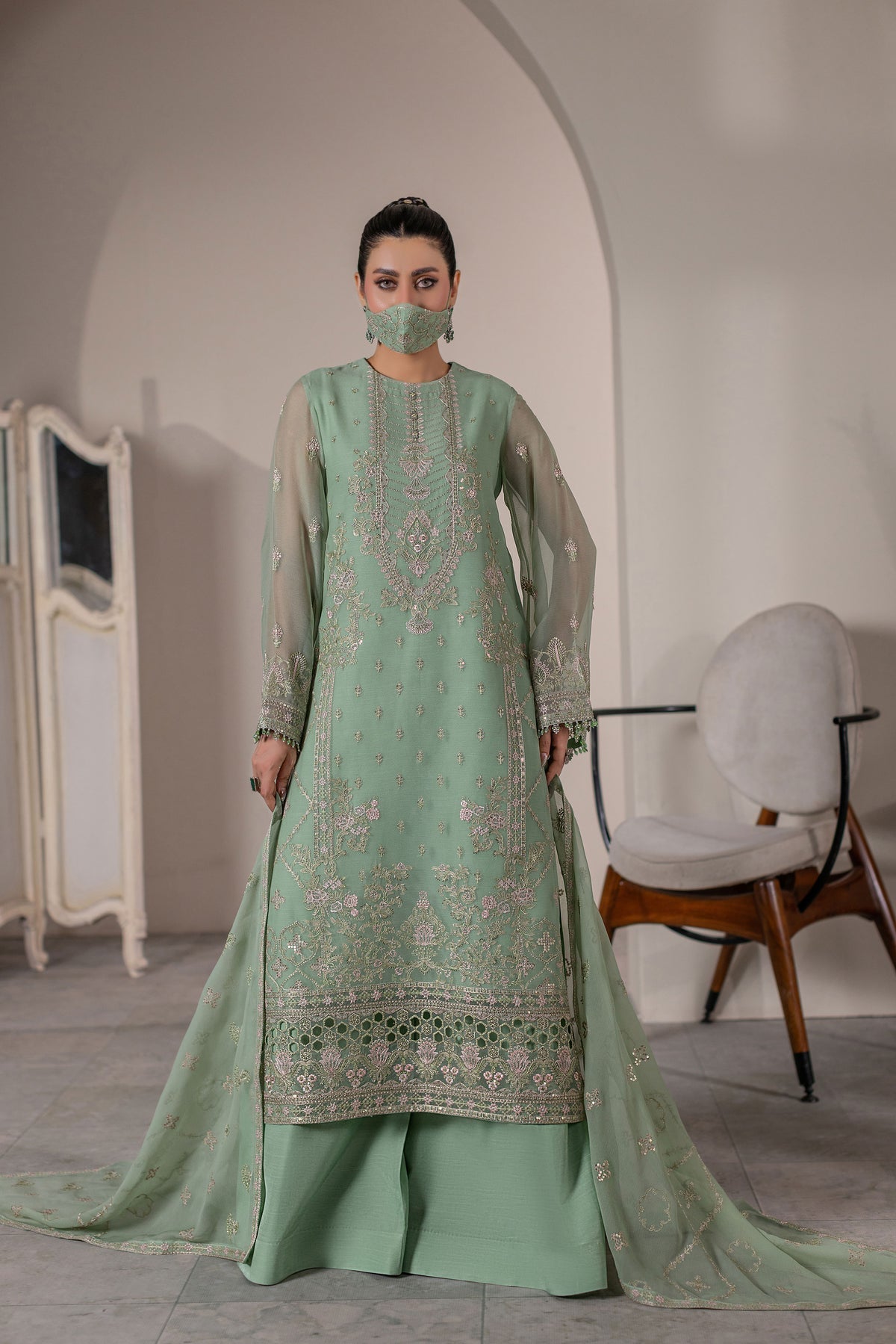 Flossie | Dilkash Kuch Khas | DI-06 A - Formal Dress - available at Maria Faisal in UK and USA.
