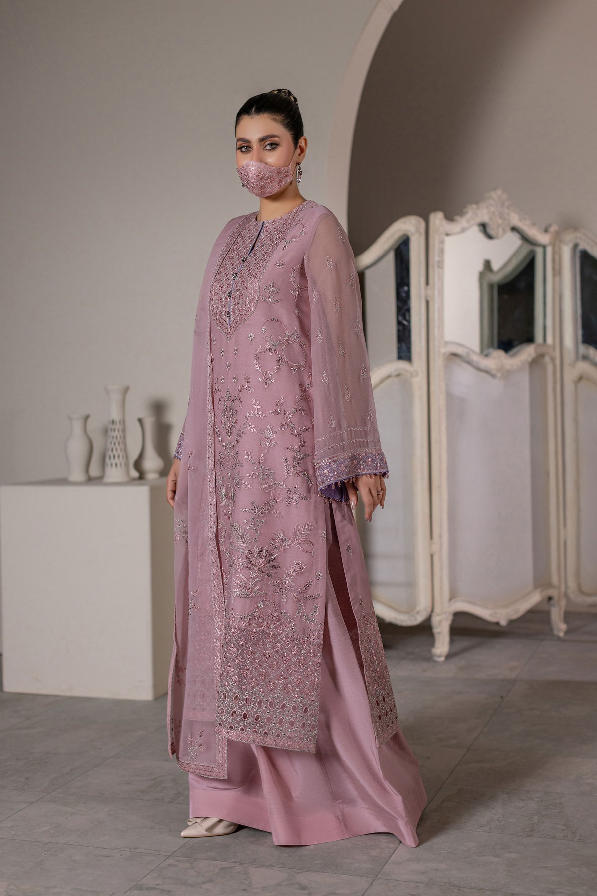 Flossie | Dilkash Kuch Khas | DI-01 A - Formal Dress - available at Maria Faisal in UK and USA.