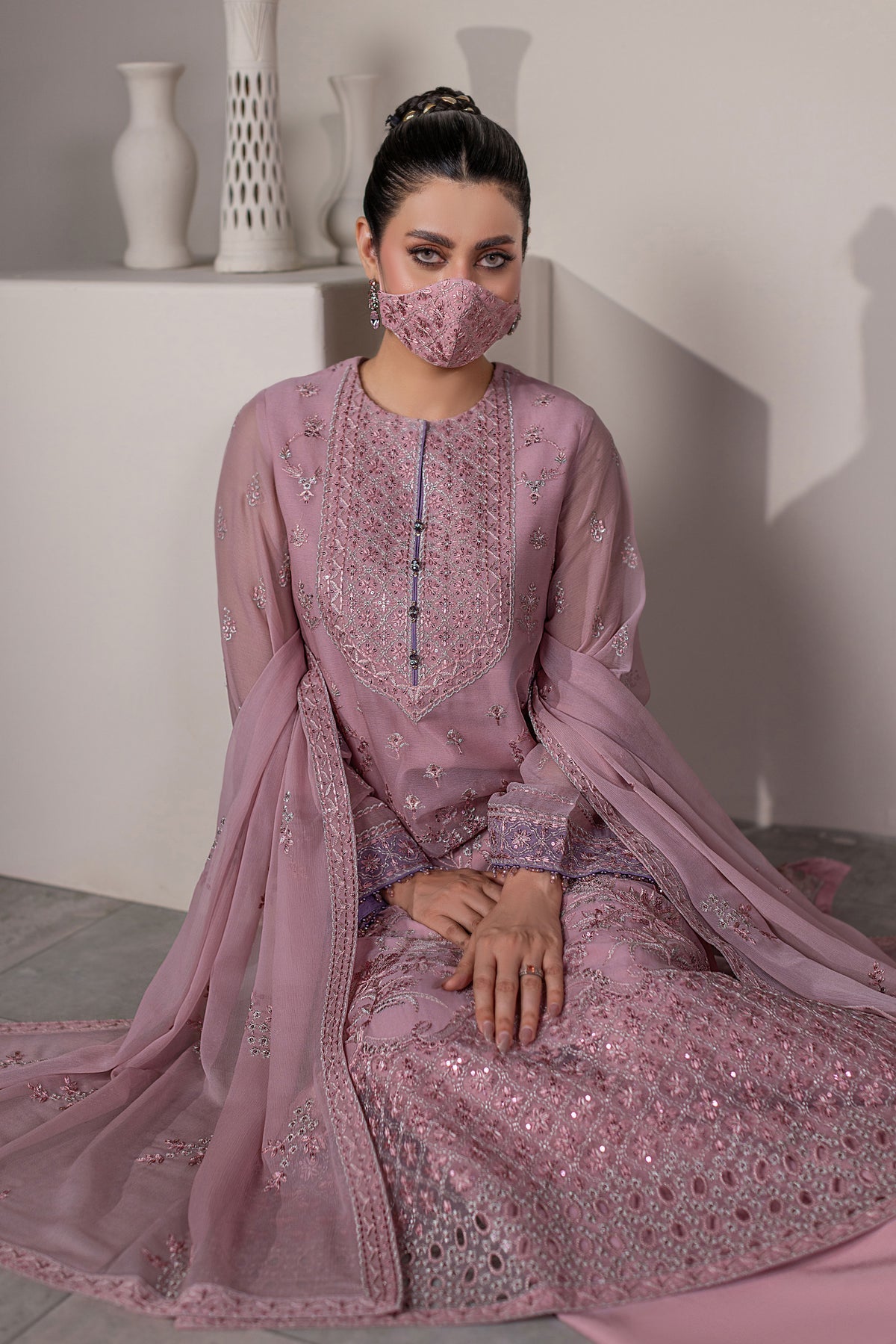 Flossie | Dilkash Kuch Khas | DI-01 A - Formal Dress - available at Maria Faisal in UK and USA.