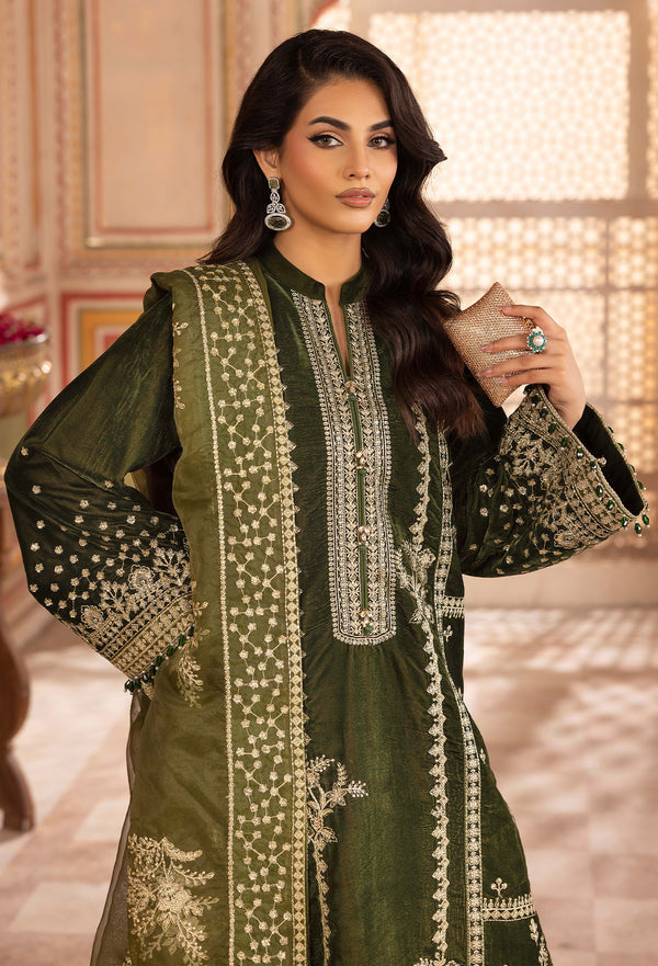 Adans Libas | Velvet 25 | 7524 V - Ladies Clothes - Maria Faisal