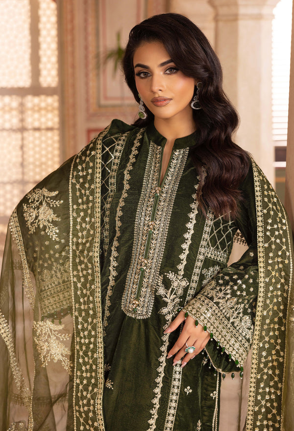 Adans Libas | Velvet 25 | 7524 V - Ladies Clothes - Maria Faisal