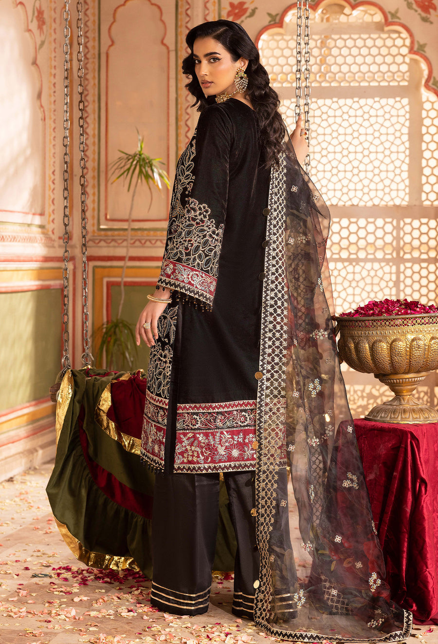 Adans Libas | Velvet 25 | 7521 V - Ladies Clothes - Maria Faisal