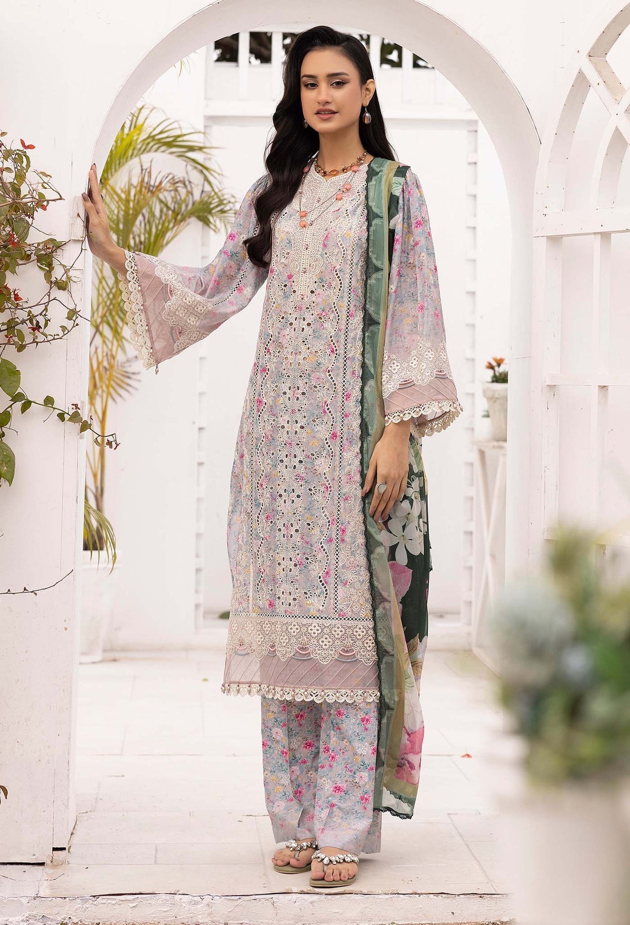 Adans Libas | Solana 25 | SOLANA 07776 - Designer Dress with Intricate embroidery and embellishments. Shop elegent wedding dress at Maria Faisal.