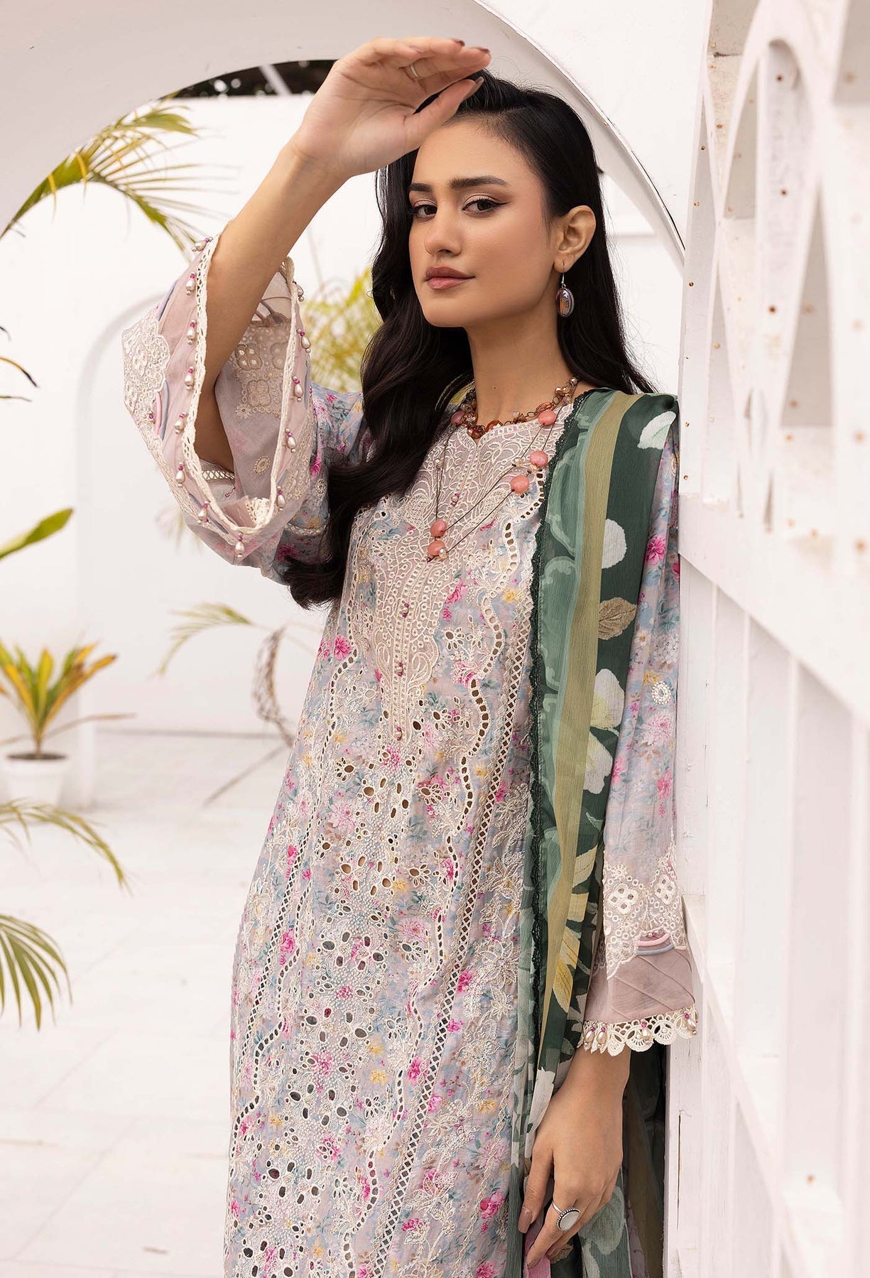Adans Libas | Solana 25 | SOLANA 07776 - Designer Dress with Intricate embroidery and embellishments. Shop elegent wedding dress at Maria Faisal.