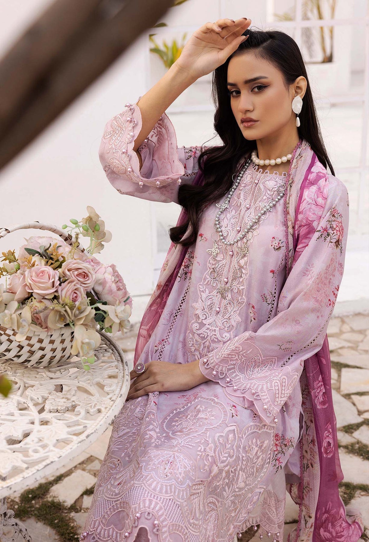 Adans Libas | Solana 25 | SOLANA 07771 - Designer Dress with Intricate embroidery and embellishments. Shop elegent wedding dress at Maria Faisal.