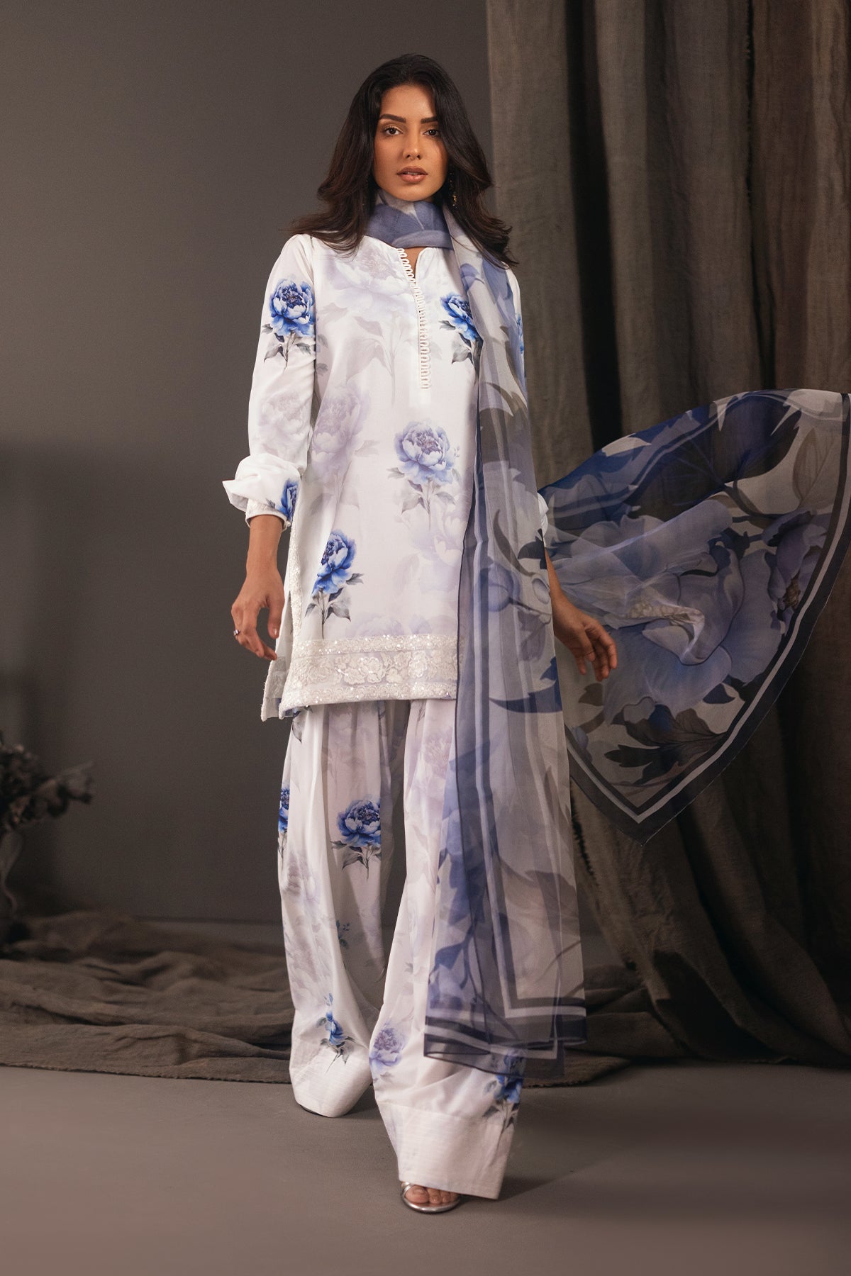 Erum Khan | Beyond Basic | RADIANT RHYTHM - Designer Dress with Intricate embroidery and embellishments. Shop elegent wedding dress at Maria Faisal.