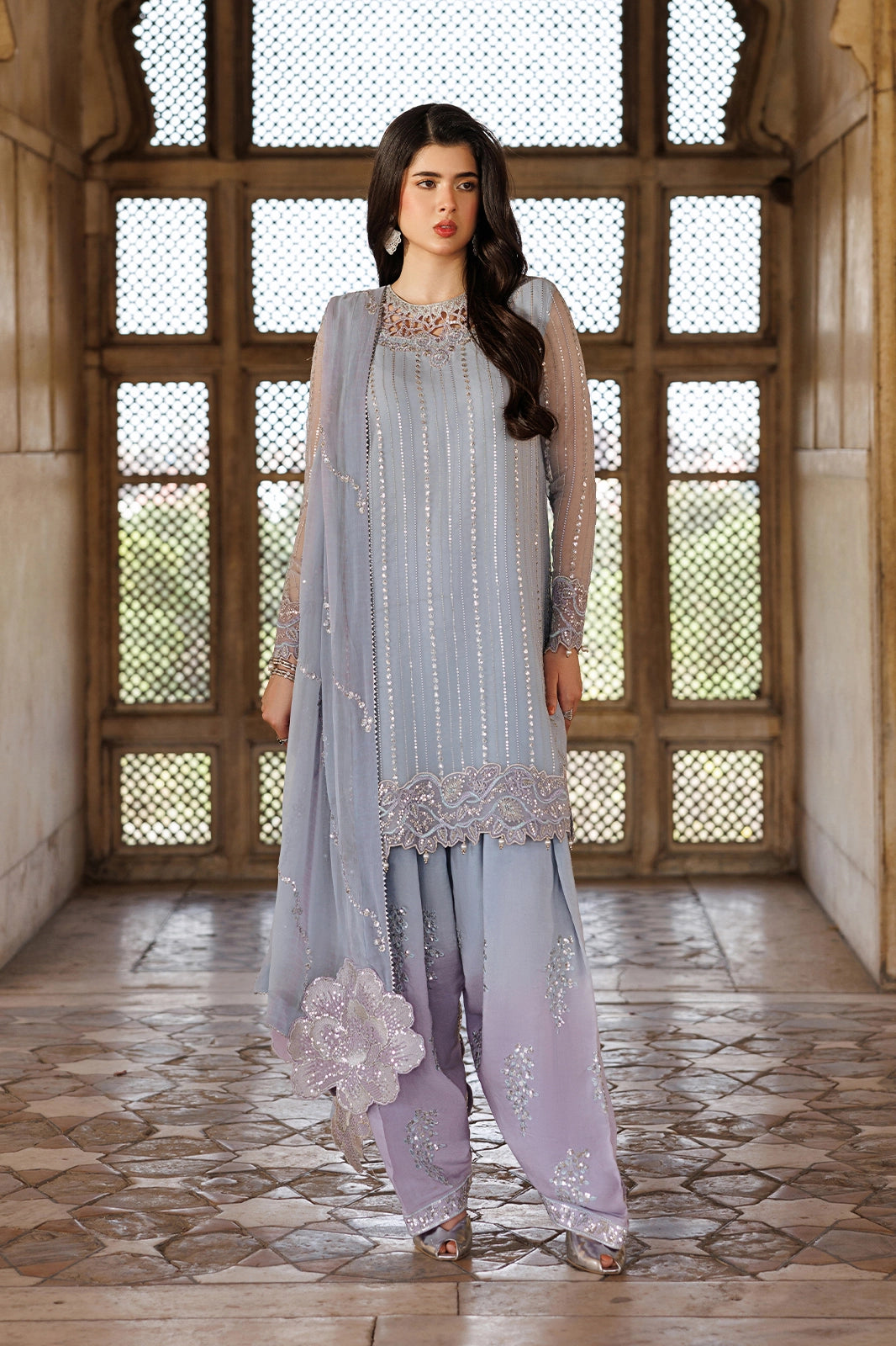 Vanya | Virsa Formals | ED-016 - Formal Dress - available at Maria Faisal in UK and USA.