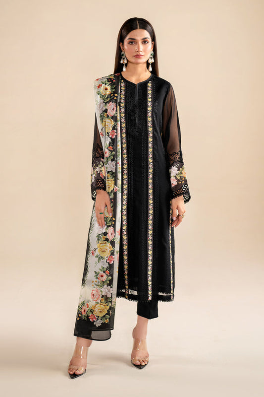 Baroque | Velvet Formals | CHIFFON UF-615 - Ladies Clothes 