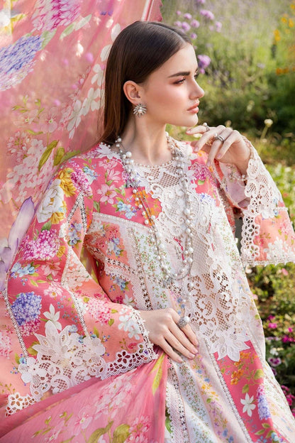 Maria B | M Prints 25 | MPT-2509-B by Maria Faisal - Registered Vendor of : Maria B - type : Ladies Clothes - 100% original wedding dresses