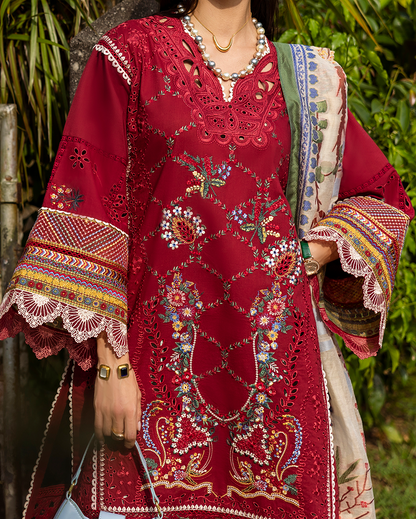 Esmel | Mon Tresor Luxe Lawn 26 | Merci Pour Tout - Luxury Dress - available at Maria Faisal in UK and USA.