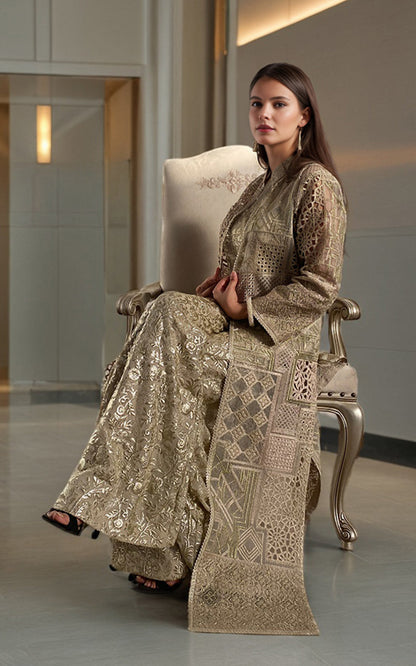 Threads and Motifs | Formal Dresses 25 | Embroidered Jacket With Blouse - Ladies Clothes - Maria Faisal