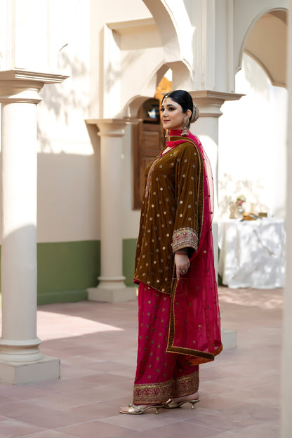 Purple Haze | Suraya Edit |MEHSA - Luxury Dress - available at Maria Faisal in UK and USA.