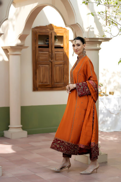 Purple Haze | Suraya Edit | KYRA - Luxury Dress - available at Maria Faisal in UK and USA.