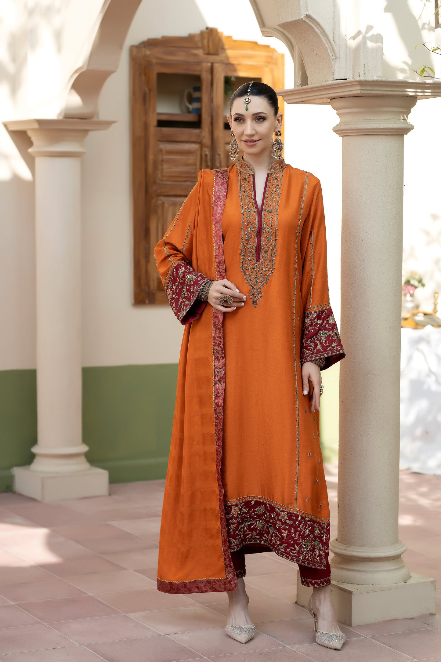 Purple Haze | Suraya Edit | KYRA - Luxury Dress - available at Maria Faisal in UK and USA.