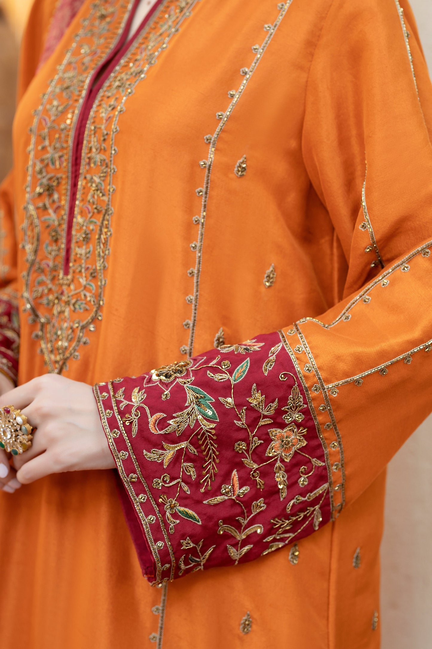 Purple Haze | Suraya Edit | KYRA - Luxury Dress - available at Maria Faisal in UK and USA.