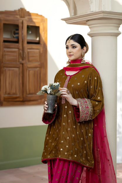 Purple Haze | Suraya Edit |MEHSA - Luxury Dress - available at Maria Faisal in UK and USA.