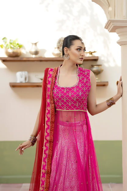 Purple Haze | Suraya Edit | ANARA - Luxury Dress - available at Maria Faisal in UK and USA.