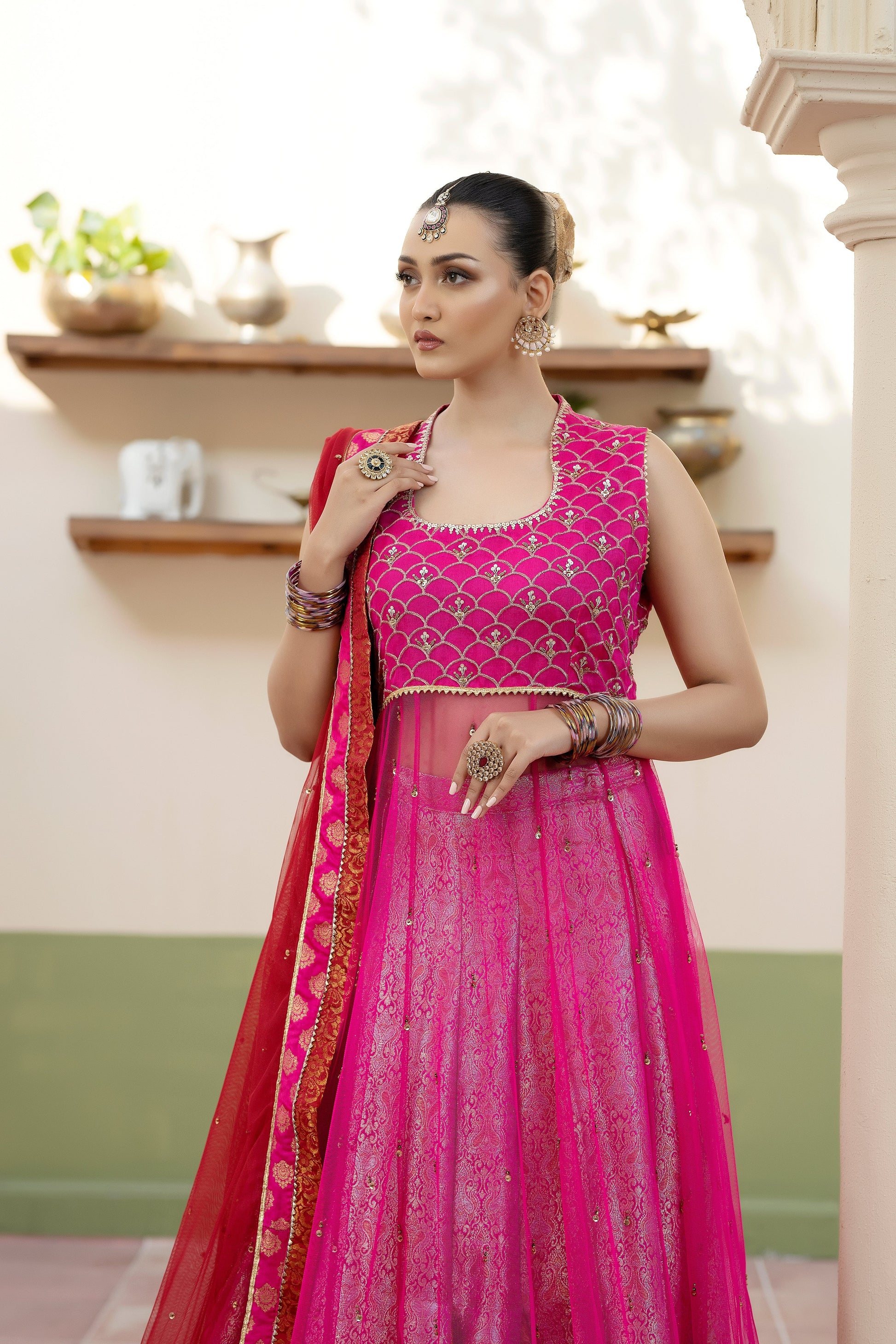 Purple Haze | Suraya Edit | ANARA - Luxury Dress - available at Maria Faisal in UK and USA.