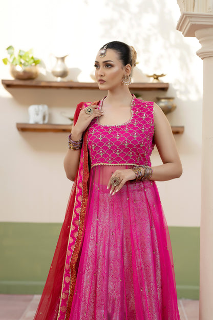 Purple Haze | Suraya Edit | ANARA - Luxury Dress - available at Maria Faisal in UK and USA.