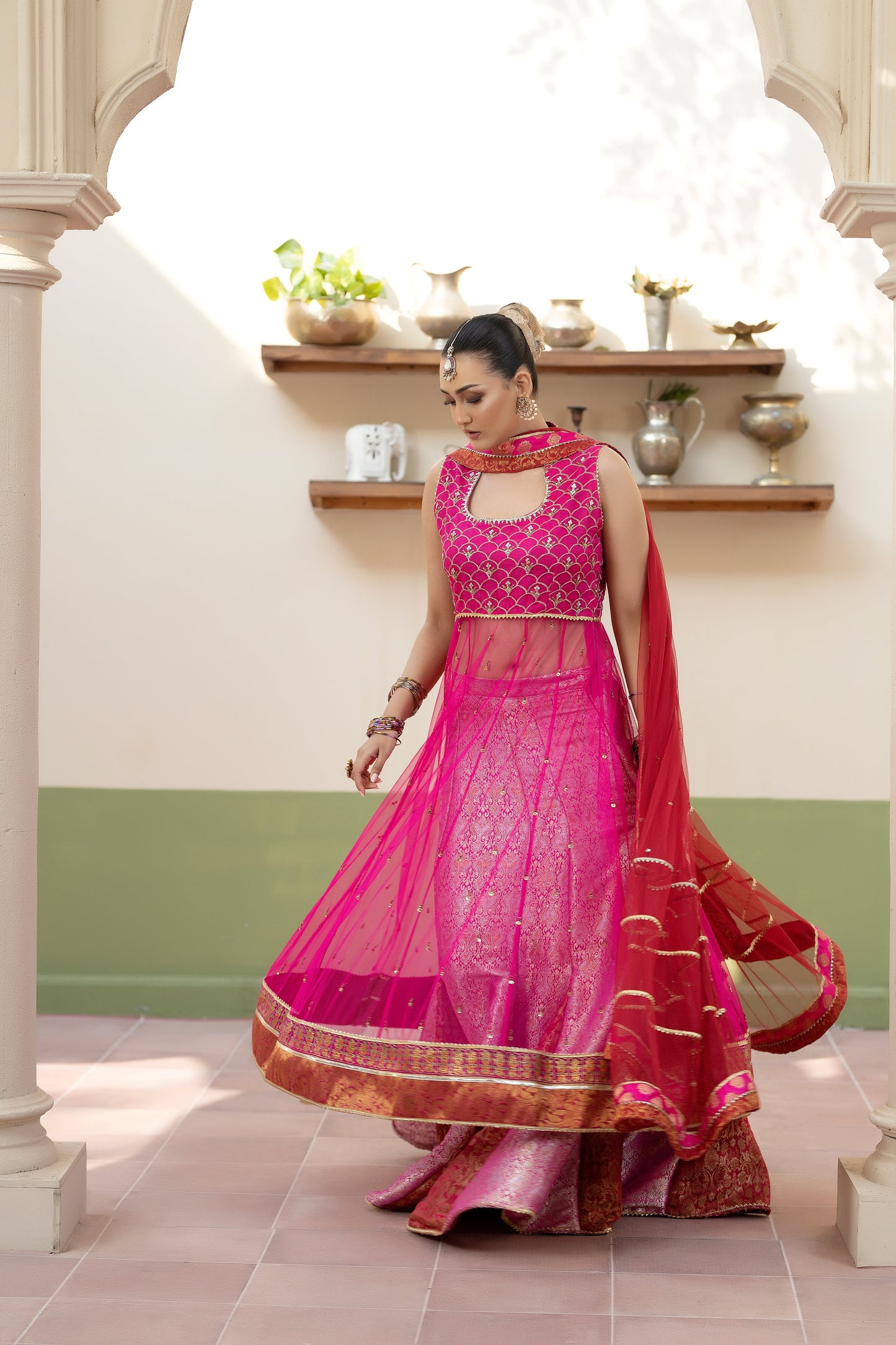 Purple Haze | Suraya Edit | ANARA - Luxury Dress - available at Maria Faisal in UK and USA.