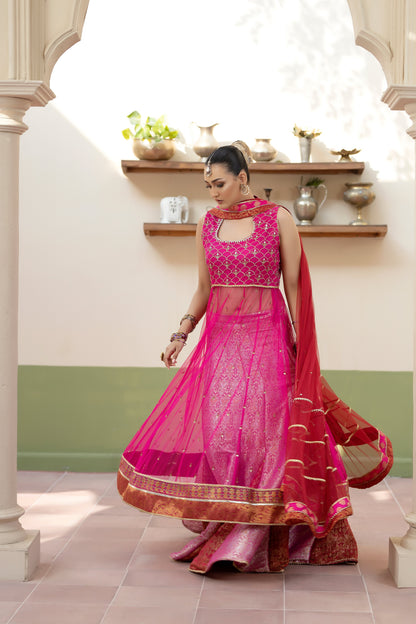 Purple Haze | Suraya Edit | ANARA - Luxury Dress - available at Maria Faisal in UK and USA.