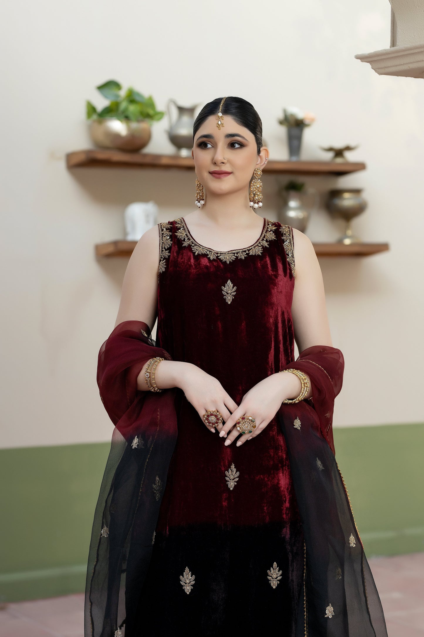 Purple Haze | Suraya Edit | SAHAR - Luxury Dress - available at Maria Faisal in UK and USA.