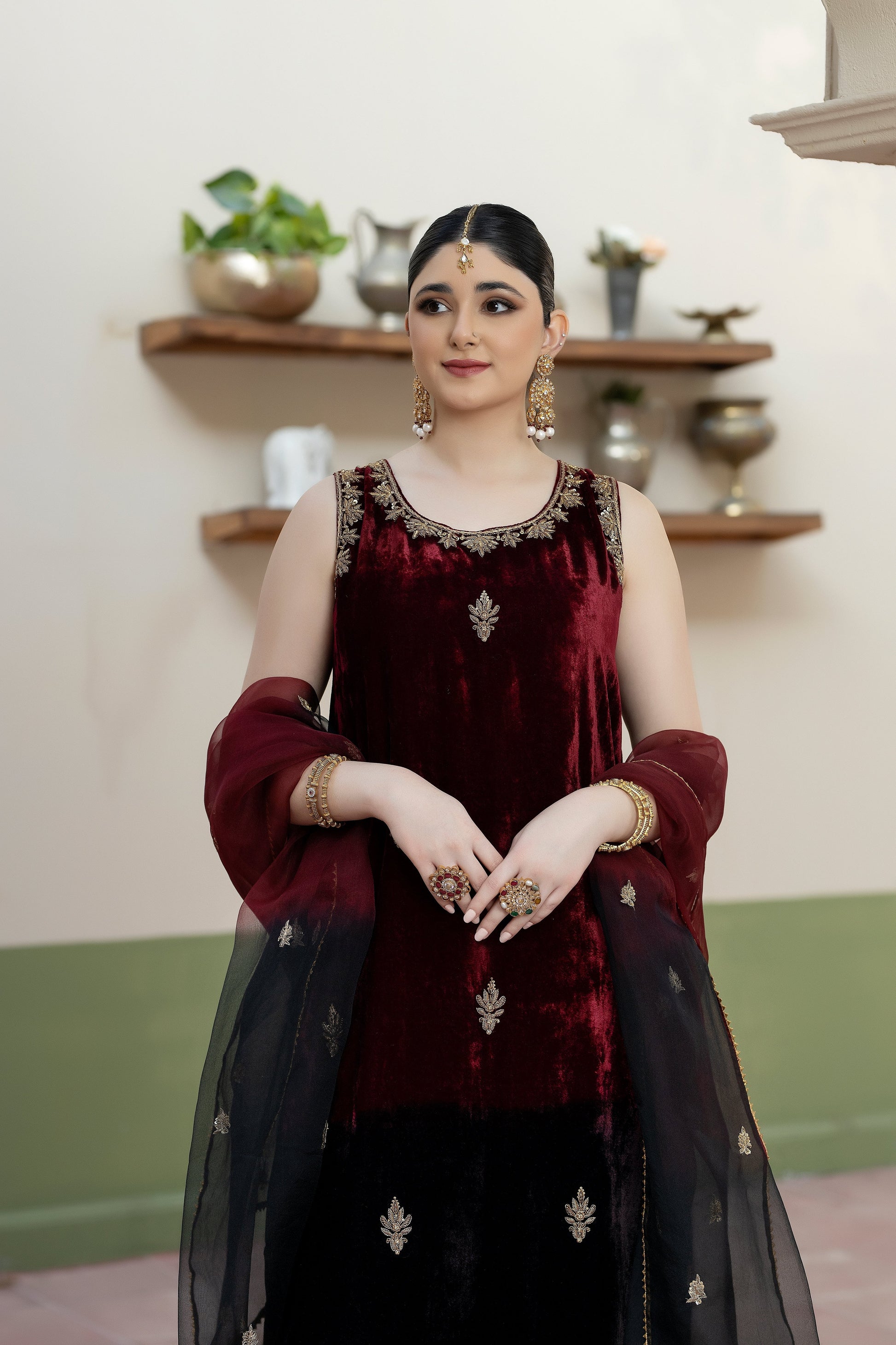 Purple Haze | Suraya Edit | SAHAR - Luxury Dress - available at Maria Faisal in UK and USA.