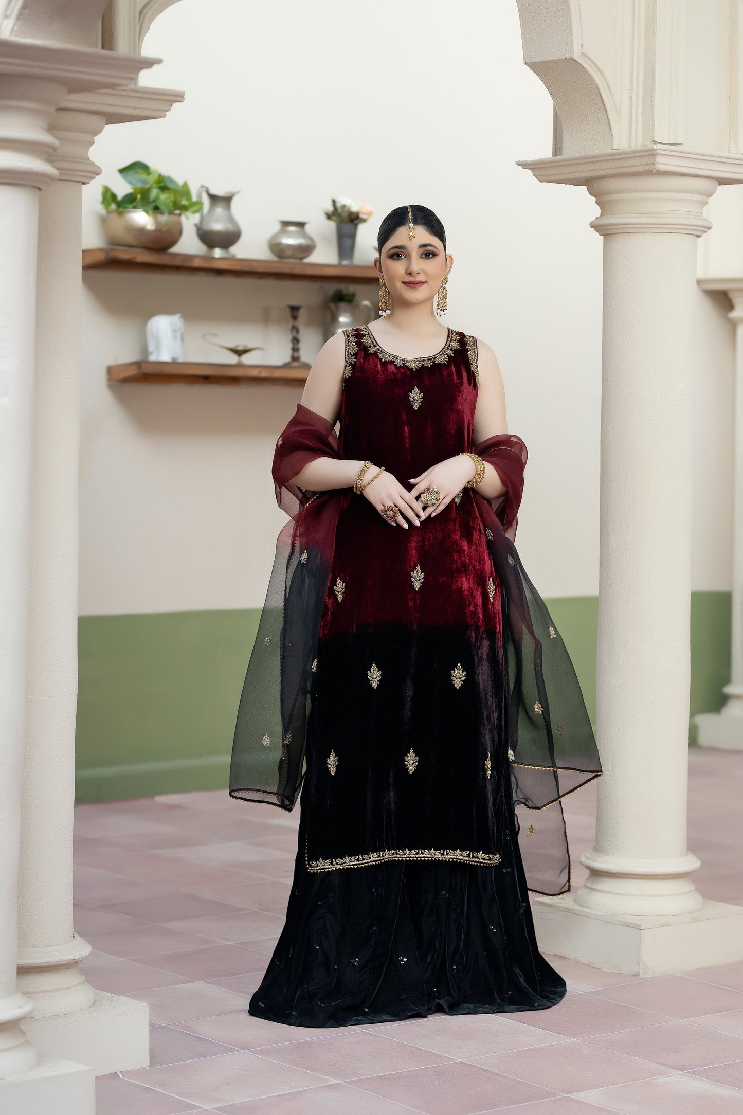 Purple Haze | Suraya Edit | SAHAR - Luxury Dress - available at Maria Faisal in UK and USA.