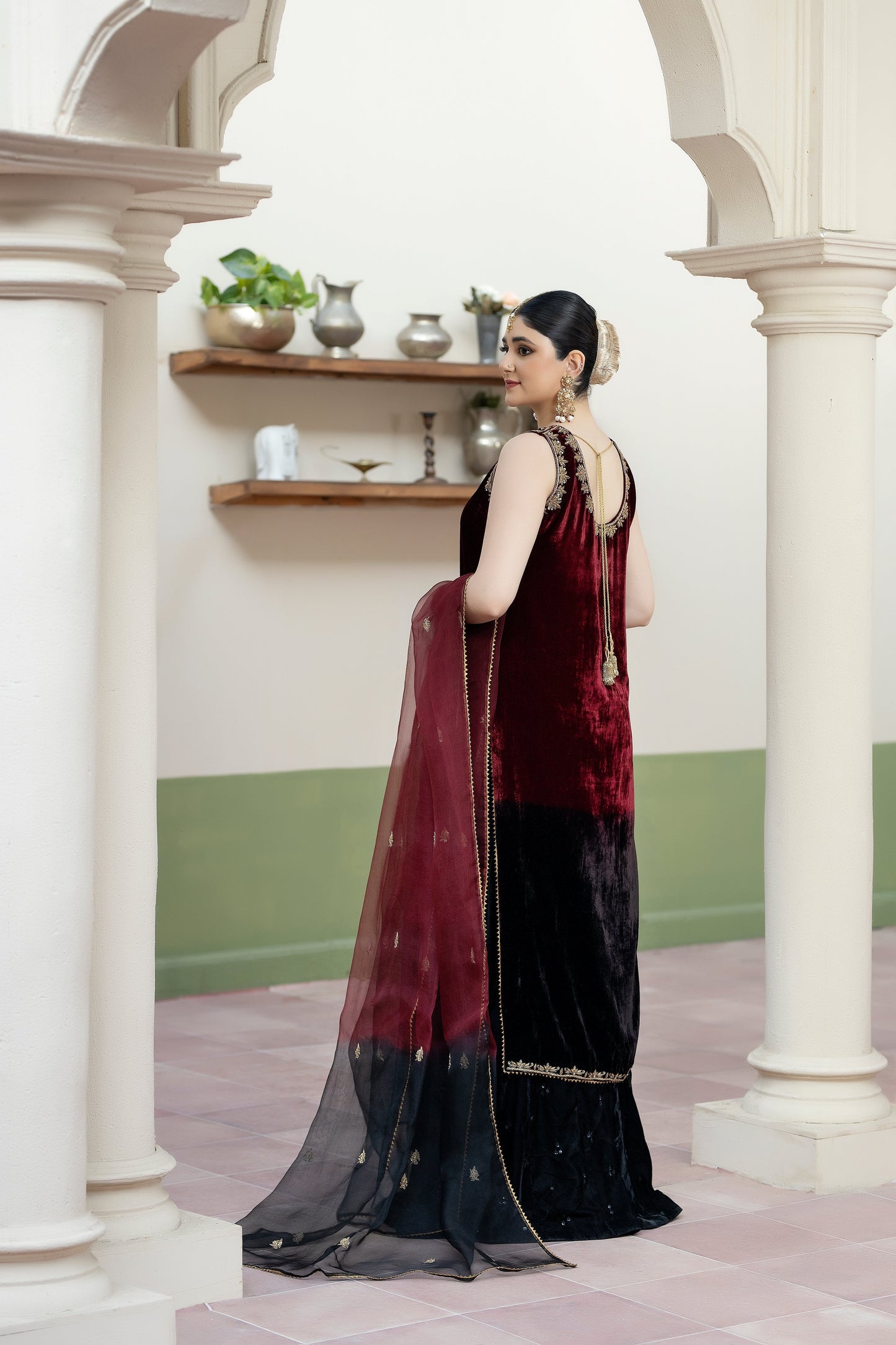 Purple Haze | Suraya Edit | SAHAR - Luxury Dress - available at Maria Faisal in UK and USA.