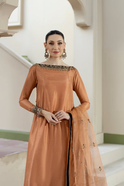 Purple Haze | Suraya Edit | FARRIN - Luxury Dress - available at Maria Faisal in UK and USA.