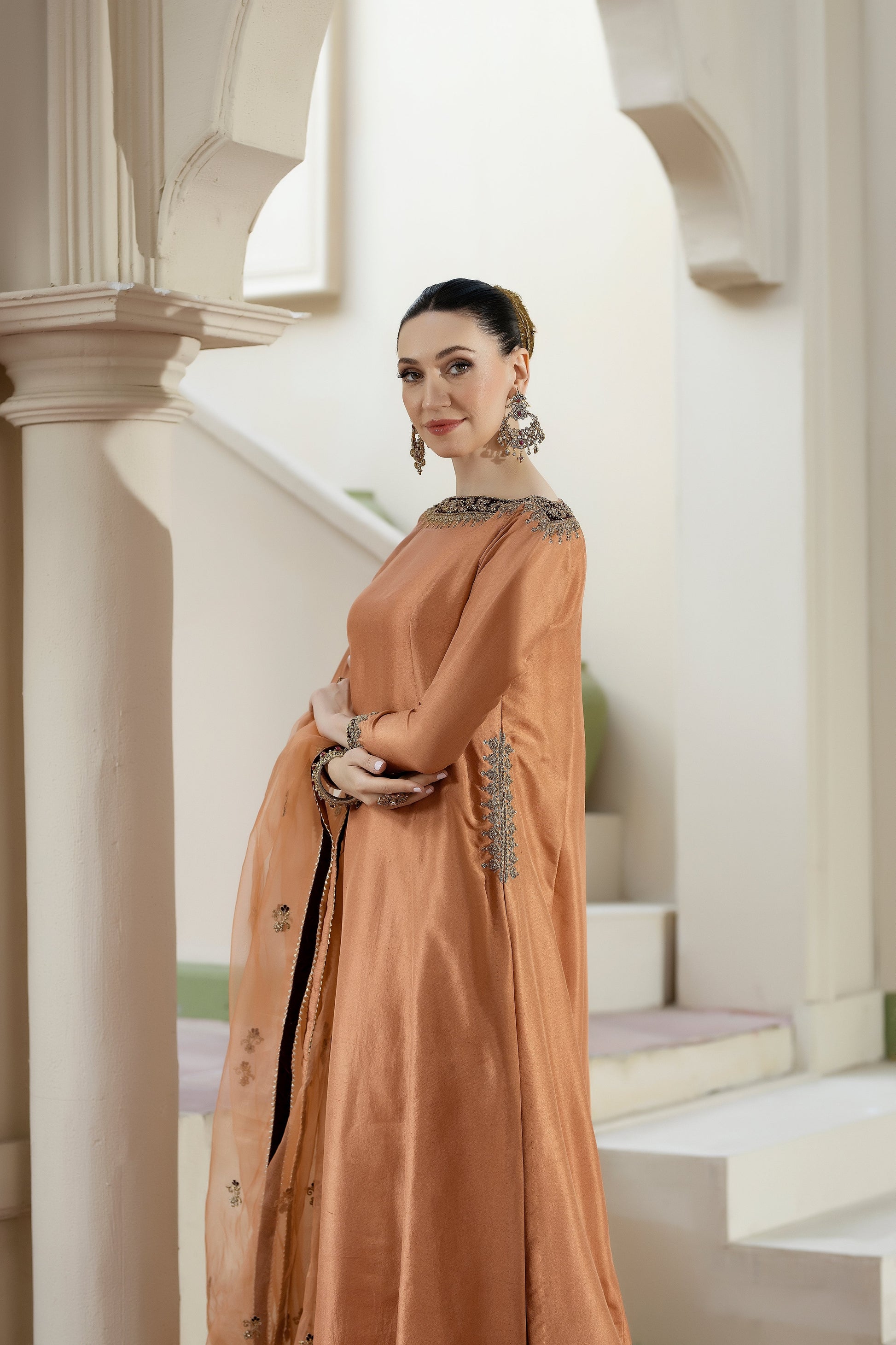 Purple Haze | Suraya Edit | FARRIN - Luxury Dress - available at Maria Faisal in UK and USA.
